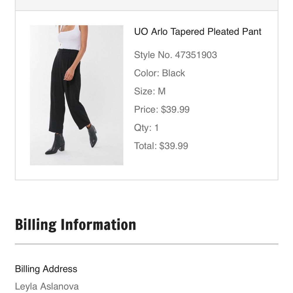 Urban Outfitters Arlo Pants